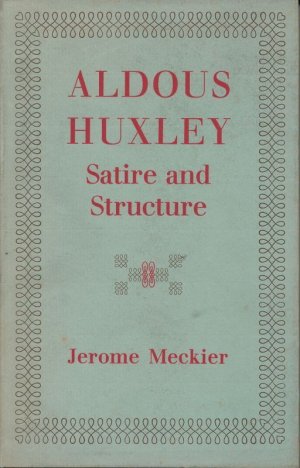 画像1: JEROME MECKIER　Aldous Huxley : Satire and Structure