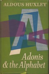 画像: ALDOUS HUXLEY　Adonis & the Alphabet