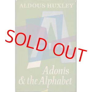 画像: ALDOUS HUXLEY　Adonis & the Alphabet