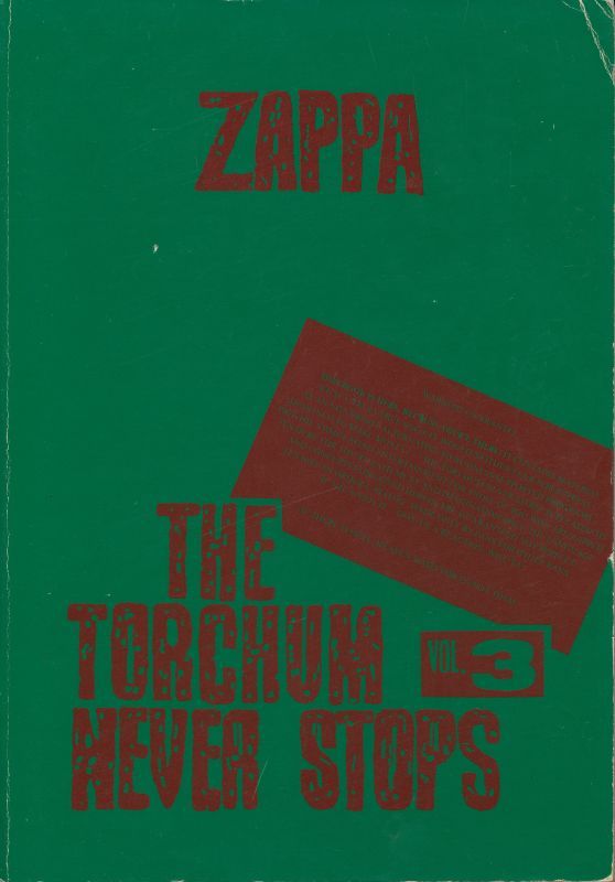 画像: ZAPPA: The Torchum Never Stops Vol.1-Vol.3