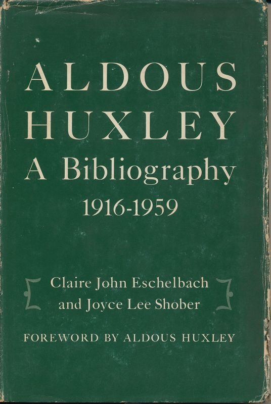 画像1: Aldous Huxley : A Bibliography 1916-1959